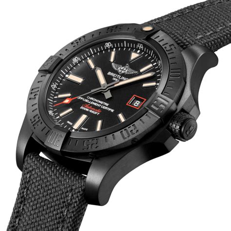 breitling avenger blackbird black dial strap|Breitling Avenger blackbird 44mm.